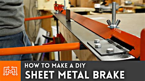 brake forming sheet metal|homemade sheet metal bending brake.